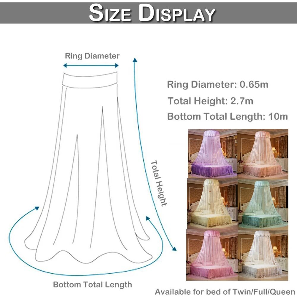Double Colors Bed Canopy