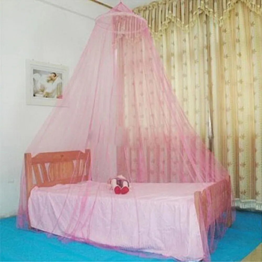 Elegant Round Lace Bed Canopy