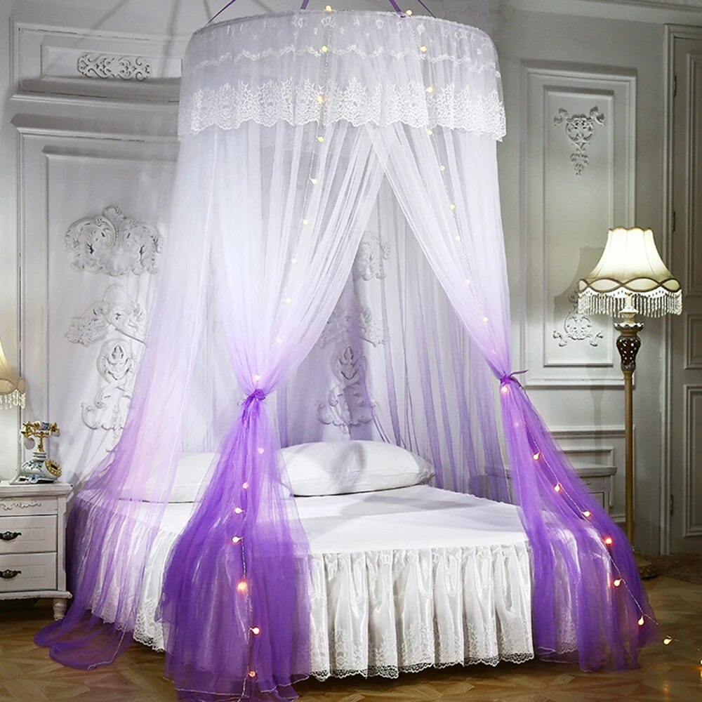 Ceiling-Mounted  Foldable Bed Canopy