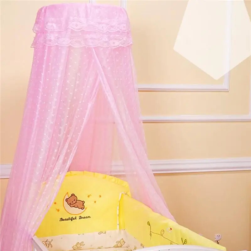Baby 's Round Bed Canopy