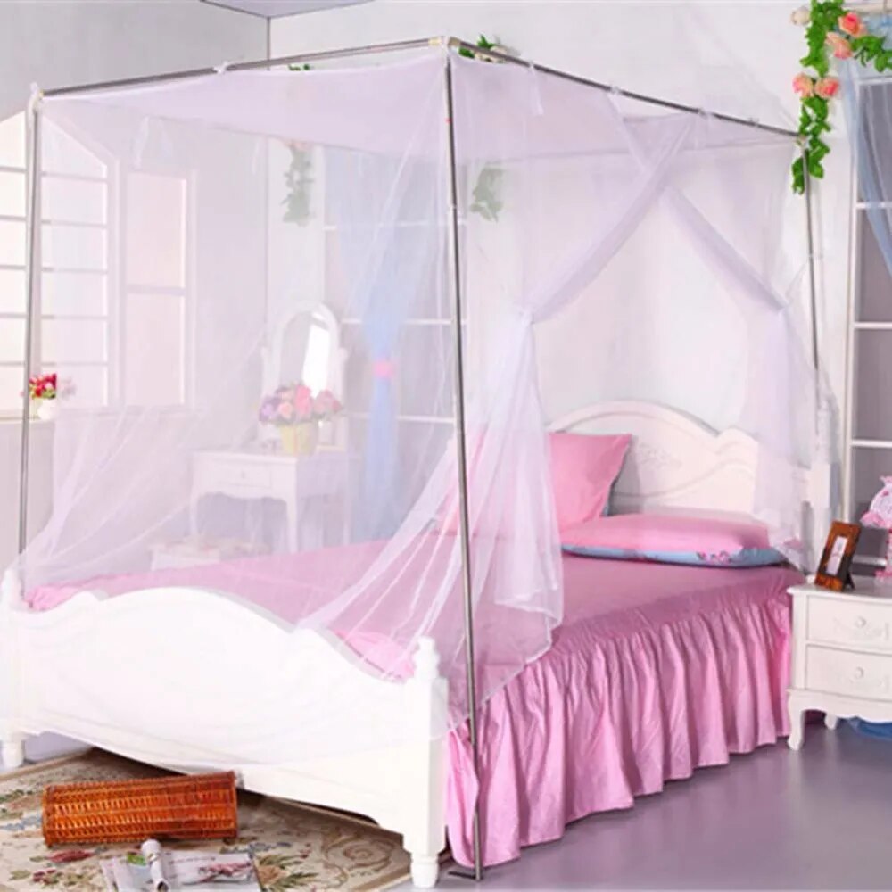 Moustiquaire Canopy White Four Corner