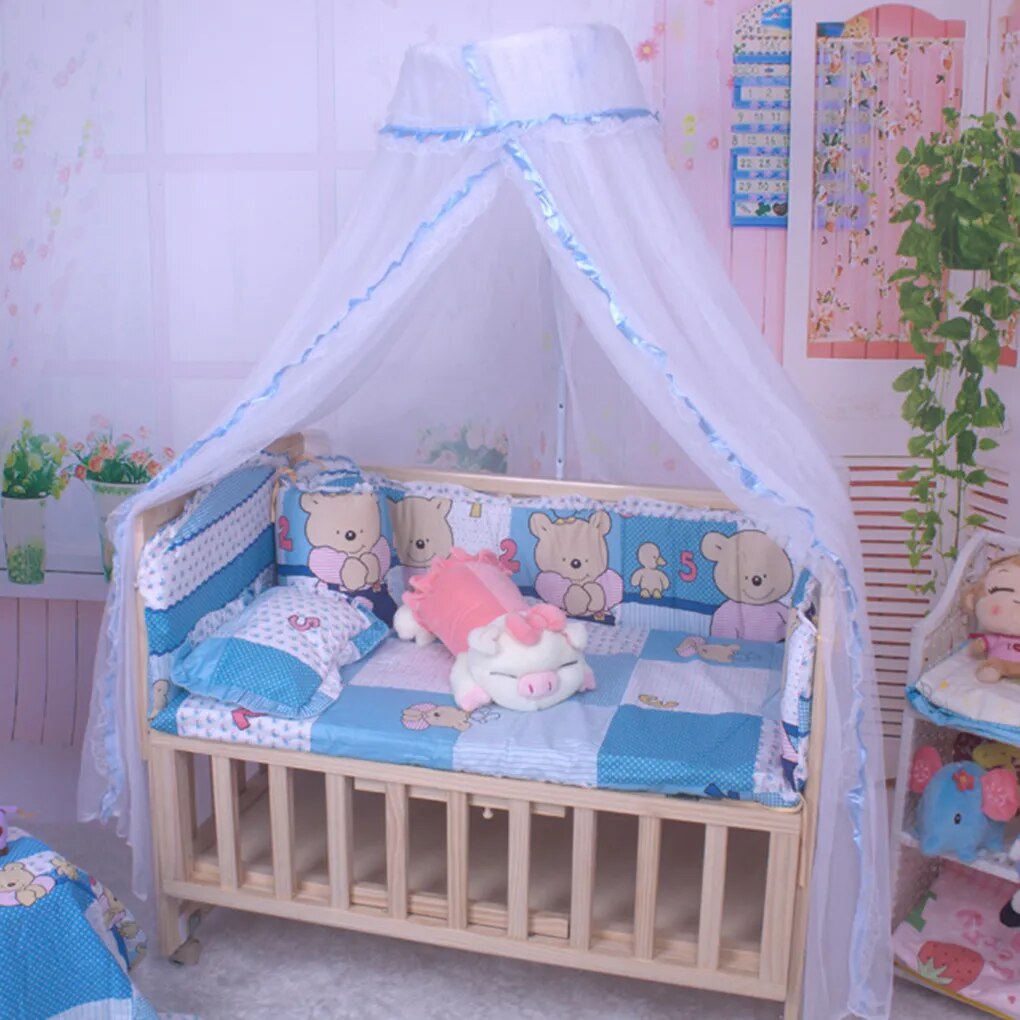 Round Mesh Dome Bed Canopy