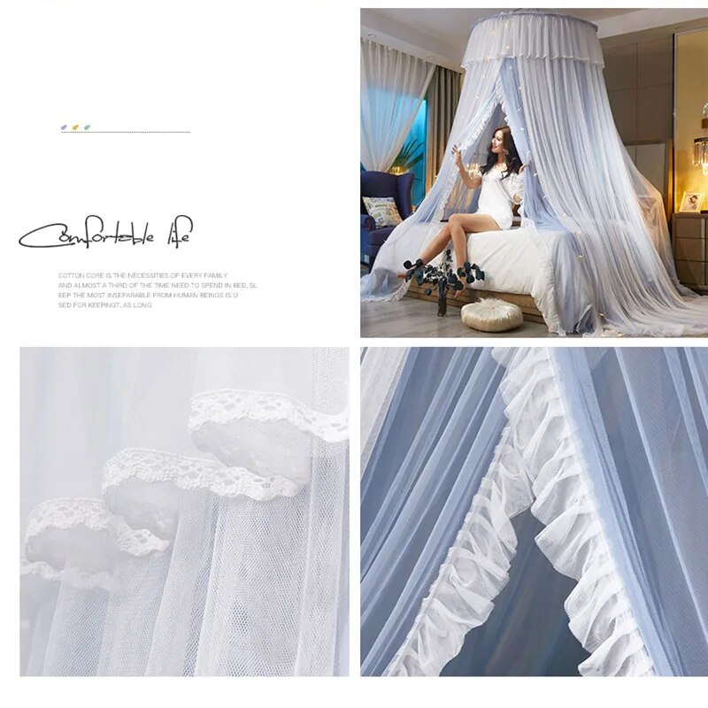 Hanging Dome Mosquito Net Bed Canopy