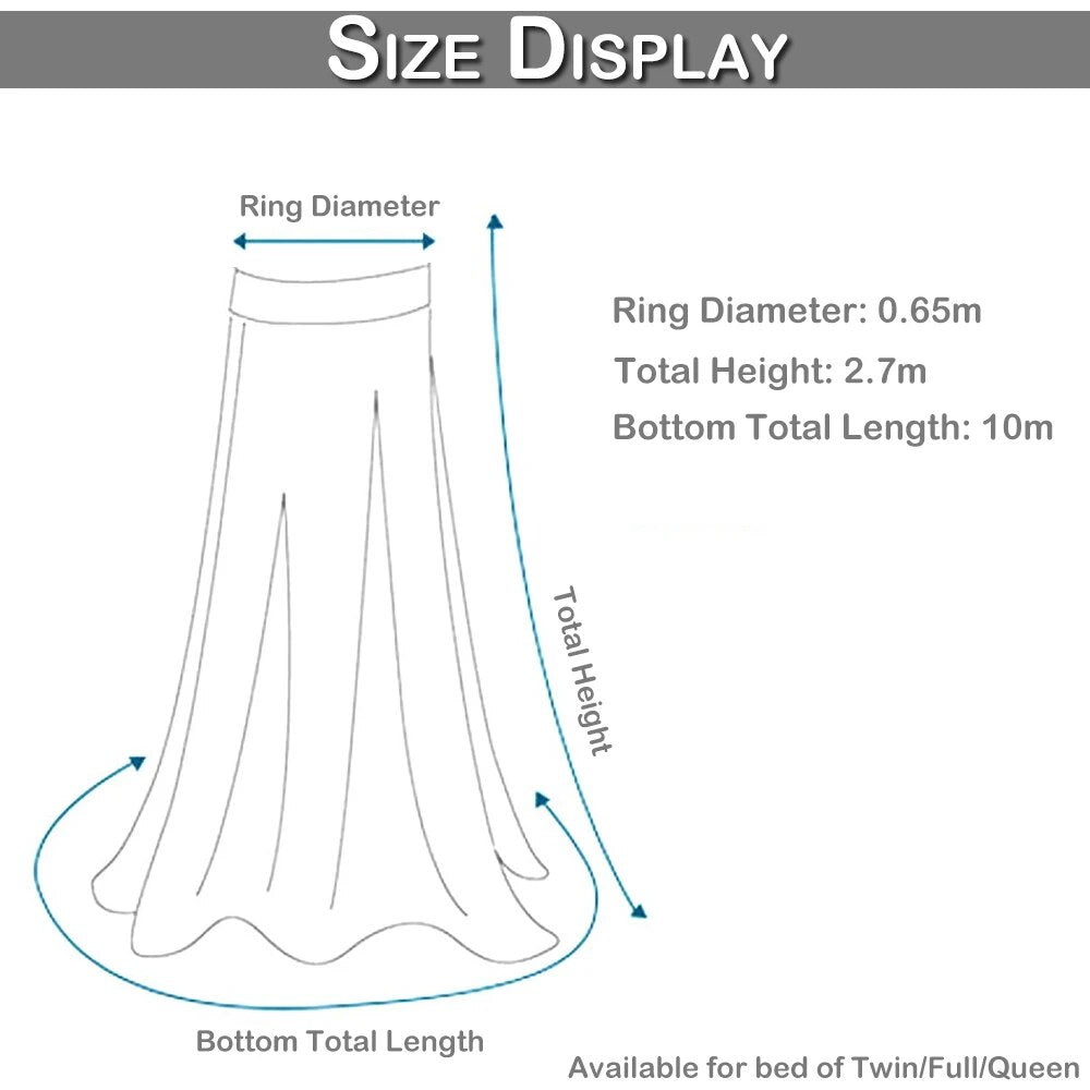 Round Top Canopy For Beds