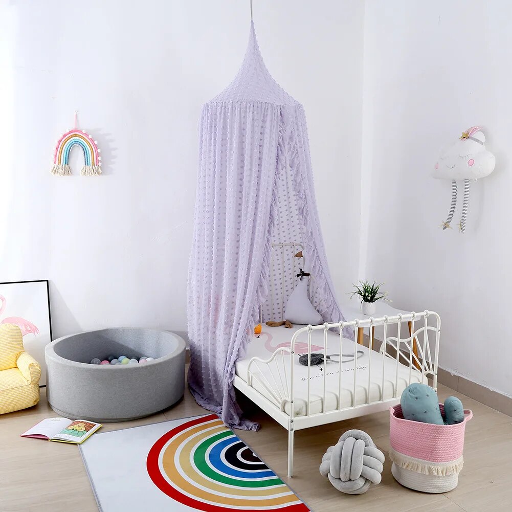 3 Colors Hanging Kids  Bed Canopy