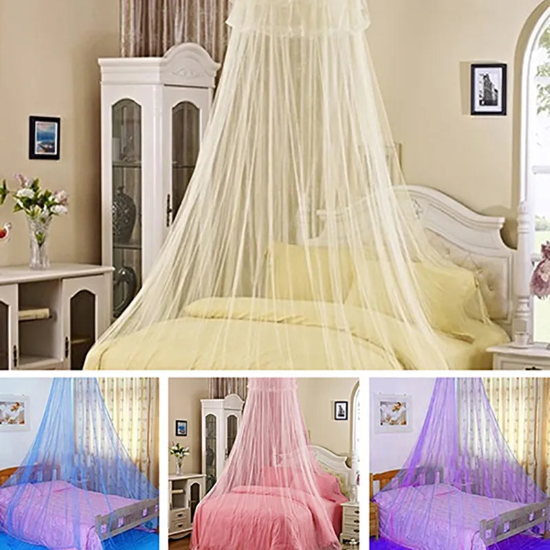 Elegant Lace Insect Bed Canopy