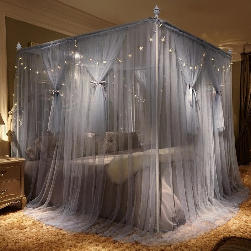 Romantic Lace Bed Canopy Nets