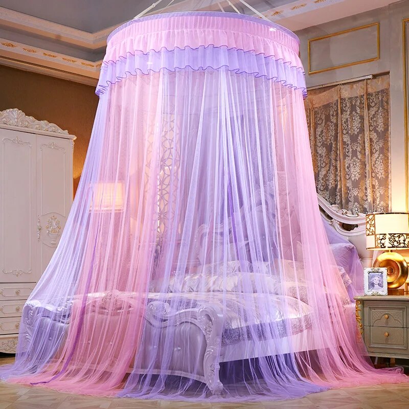 Double Colors  Bed Canopy