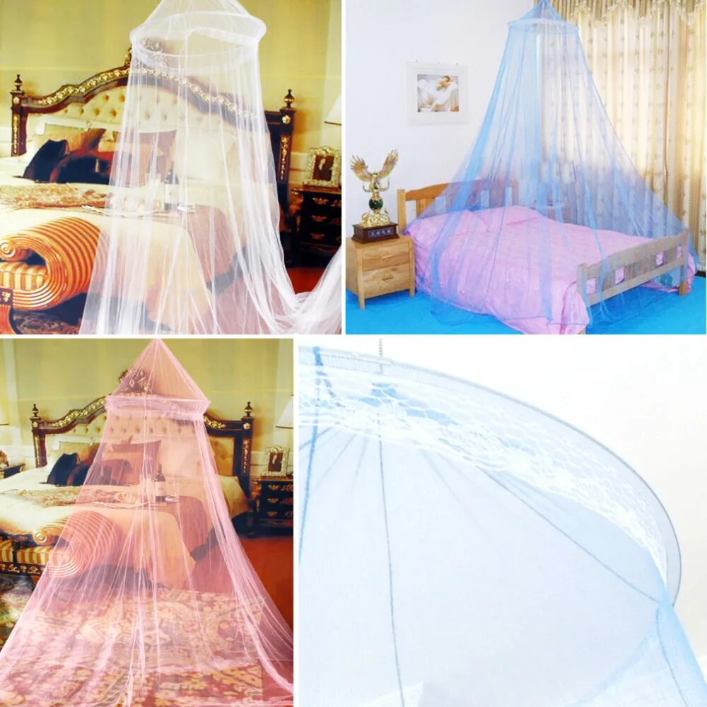Elegant Round Lace Bed Canopy