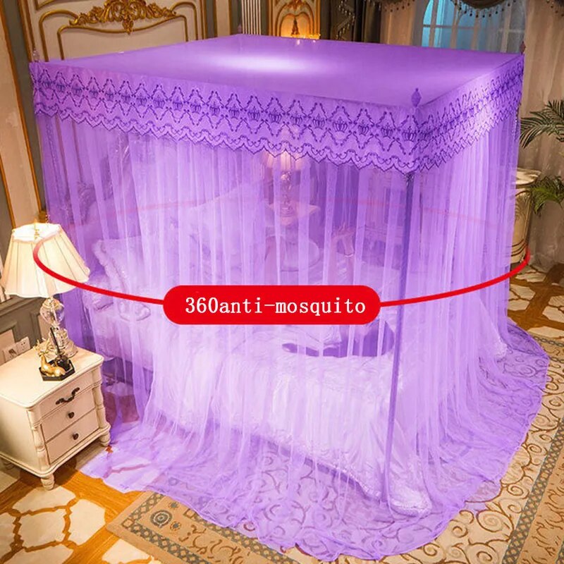Luxury Lace   Bed  King Canopy