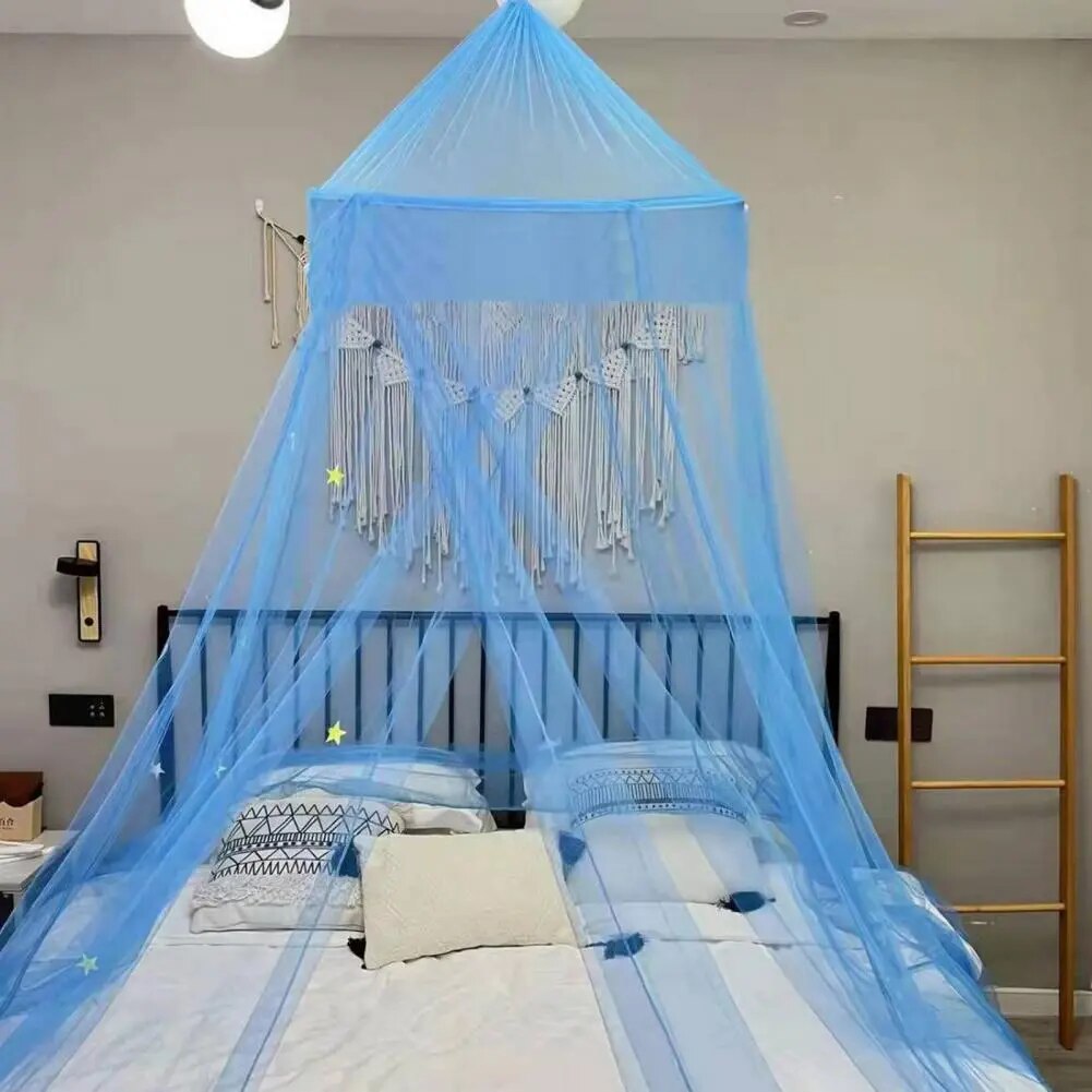 Fluorescent Stars Design    Bed Canopy