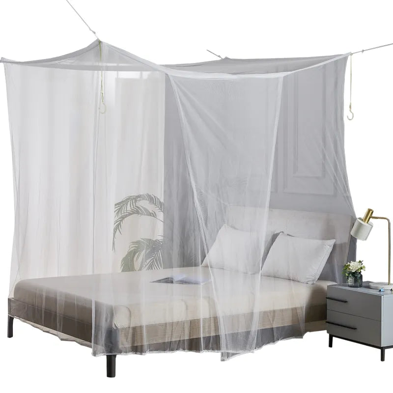 Moustiquaire Canopy White Four Corner